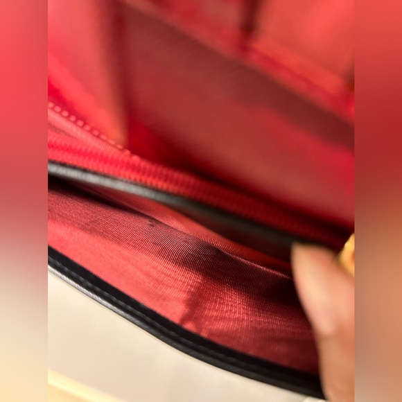 Salvatore Ferragamo Black Saffiano Leather Continental Gancini Long Wallet - Picture 8 of 8